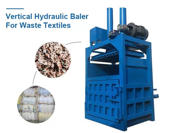 Vertical-Hydraulic-Baler-For-Waste-Textiles 1