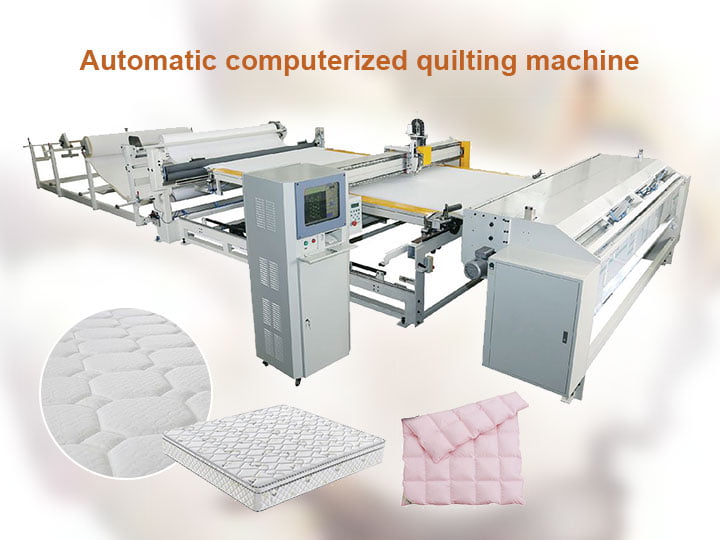 Automatic computerized quilting machine