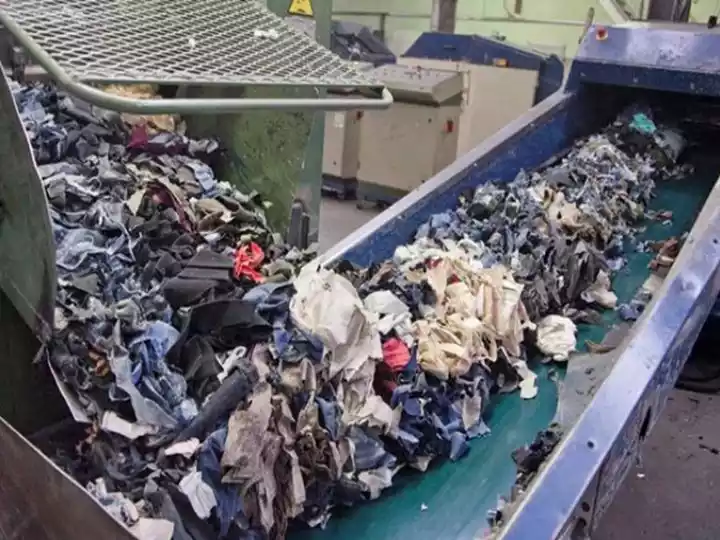 reciclagem de resíduos de tecido