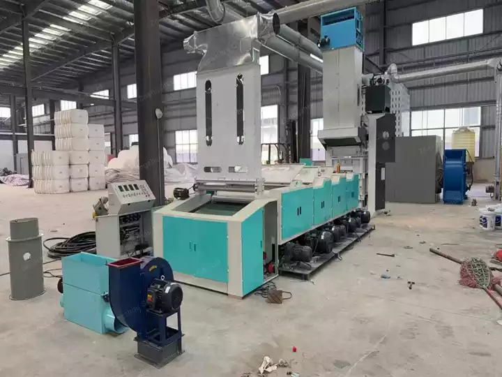 textile recycling business with fiber recycling machines