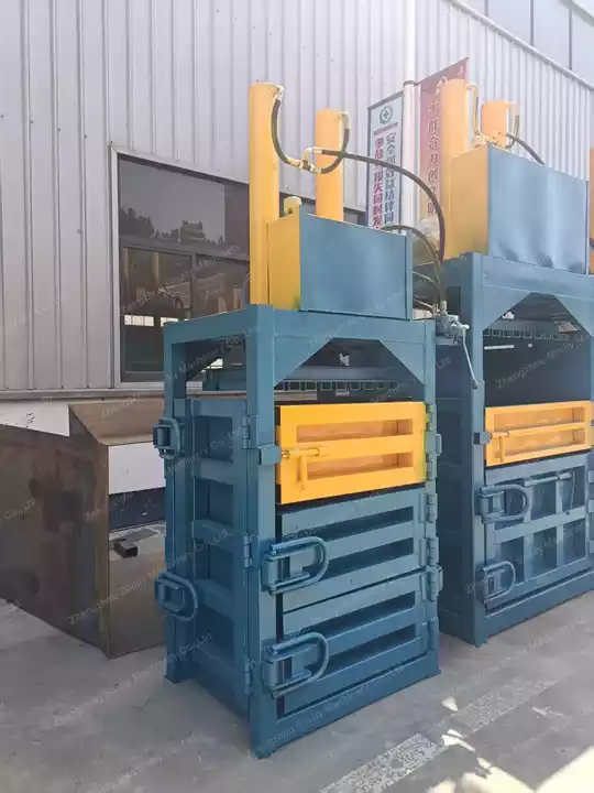 用于椰壳纤维的立式液压打包机