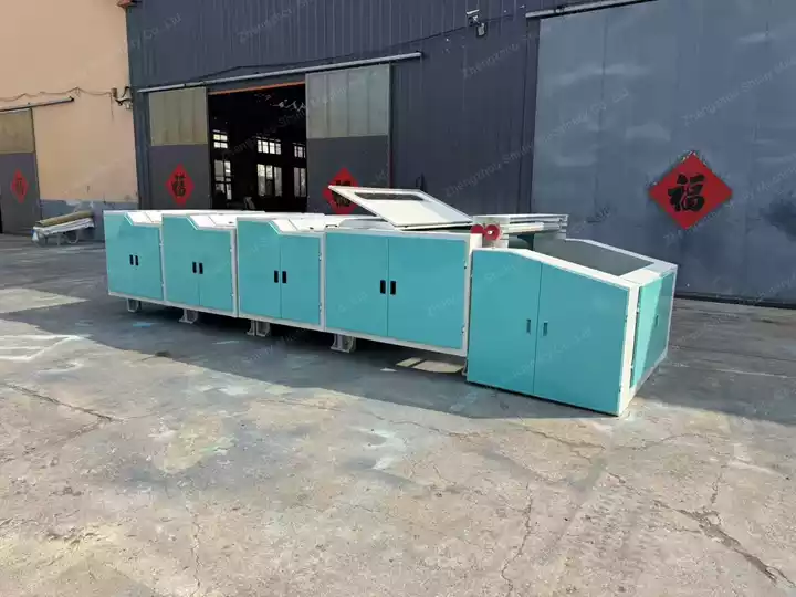 textile recycling machines factory