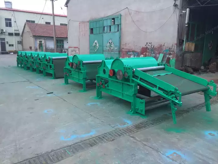 commercial cotton waste carding line